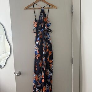 Long floral dress (perfect for weddings, proms, etc)